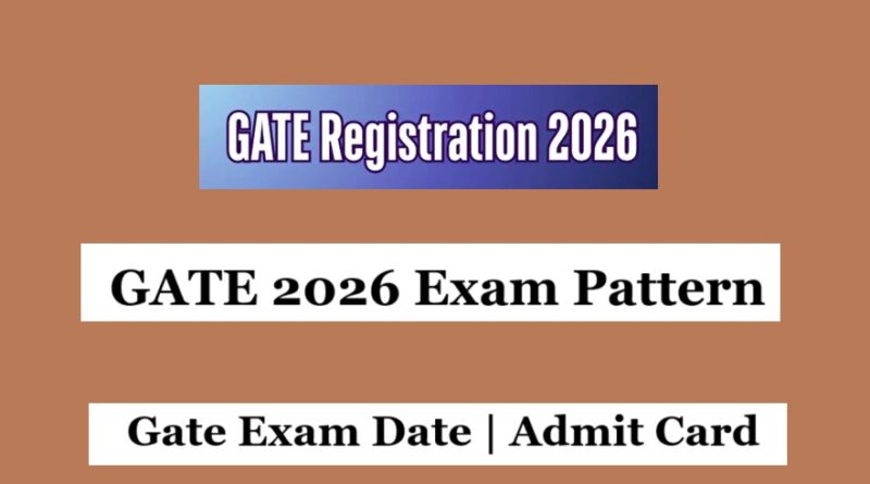 GATE 2026 Exam Date